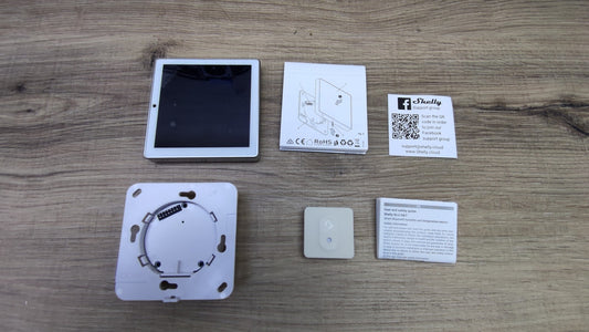 Shelly Wall Display Weiß + Blu H&T Sensor, WLAN-Smart-Home, I38507