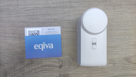 eQ-3 Eqiva Bluetooth Smart Türschlossantrieb, Türschloss weiß (142950A0), I39248