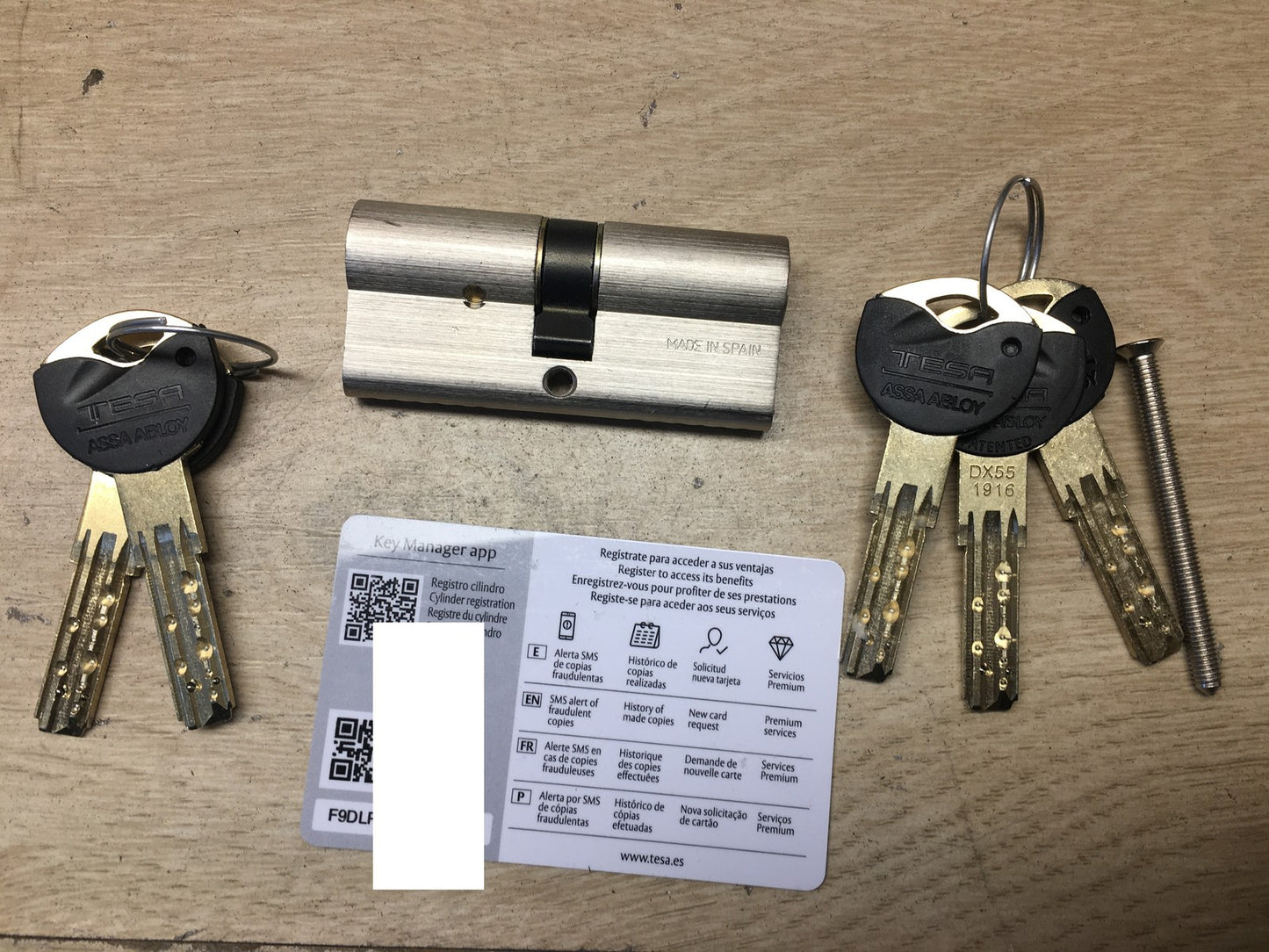 Tesa Assa Abloy TX853535N Europrofilzylinder TX80, 85 x 35 mm, I37082