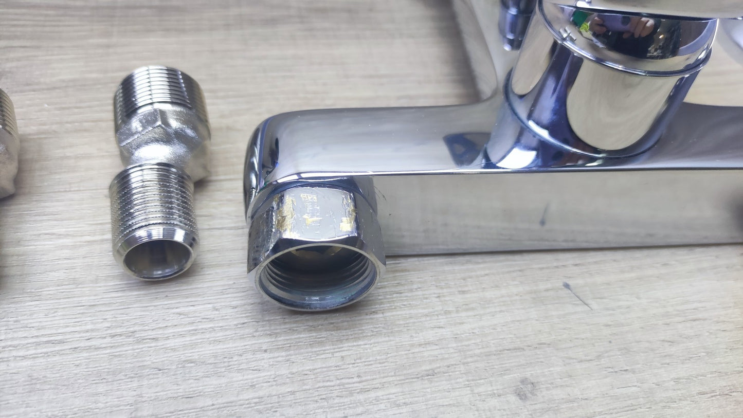 hansgrohe Logis Aufputz Einhebel-Badewannenarmatur 7140000, chrom, I37513
