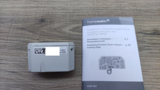 eQ-3 HomeMatic IP Funk-Dimmaktor Unterputz Schaltaktor 150609A0, I38721