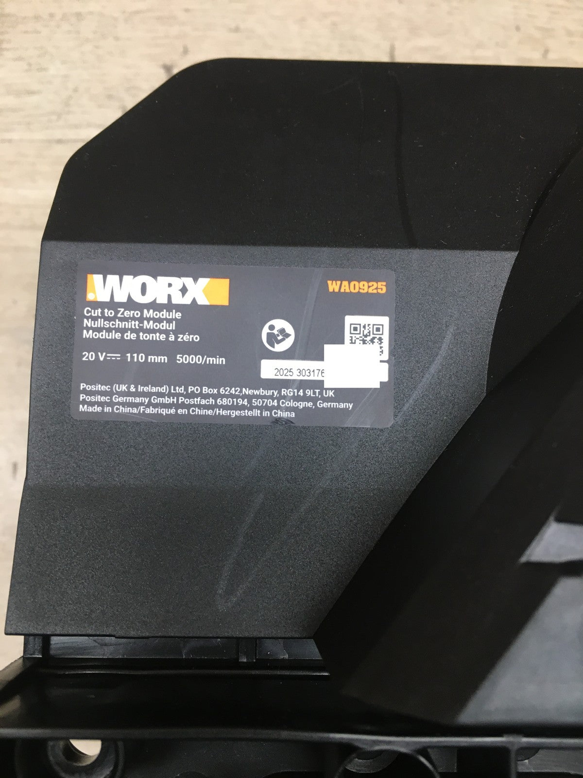 Worx WA0925 Cut-to-Zero Edge-Trimming-Aufsatz, I41029