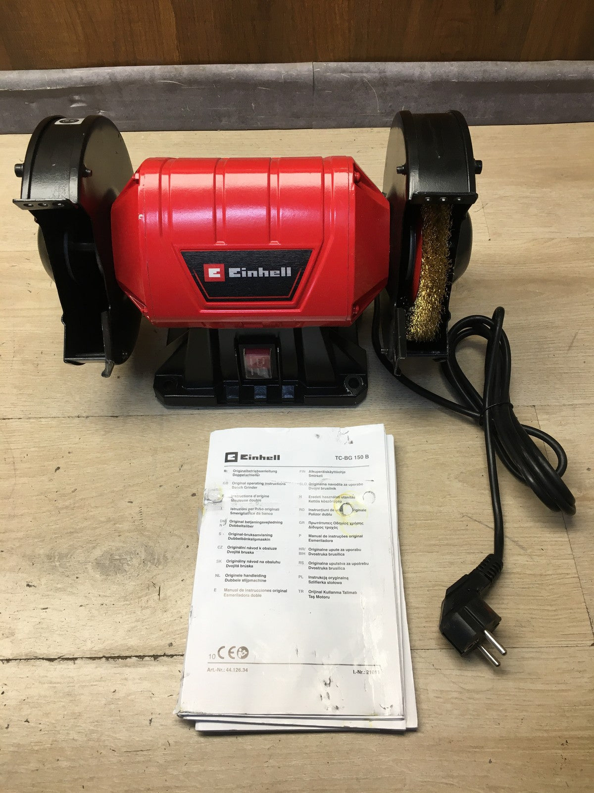 Einhell Doppelschleifer TC-BG 150 B, 350 W, Ø 150 mm Schleifscheibe, I38698