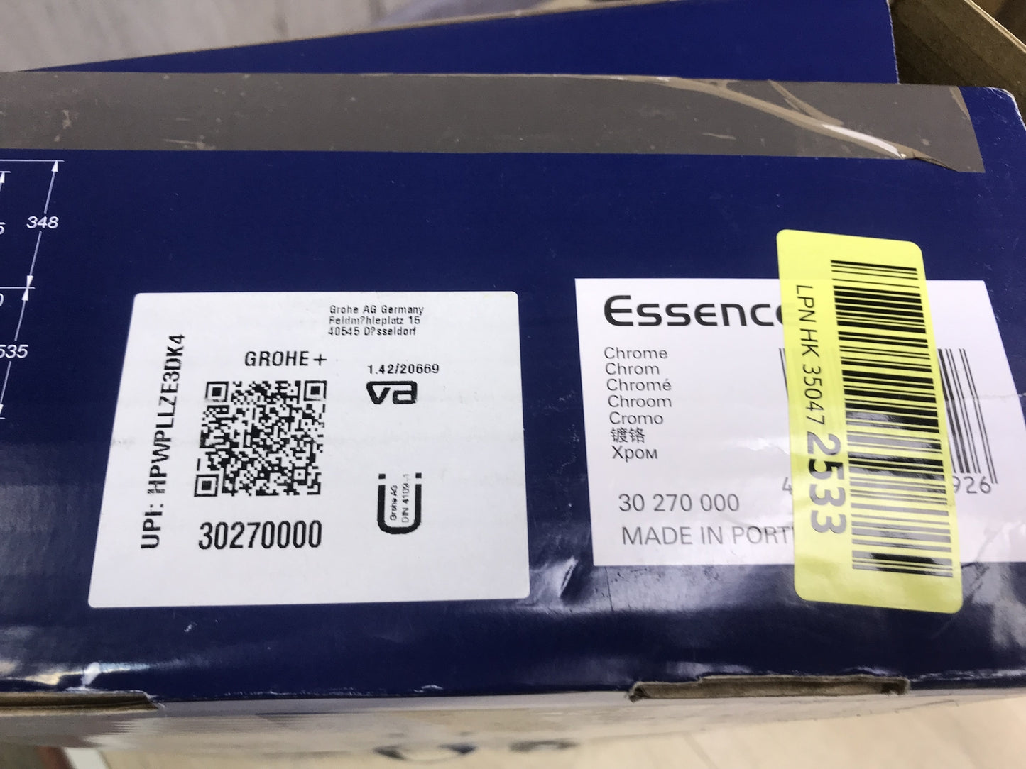 Grohe Essence Spültischbatterie ausziehbar chrom 30270000, Wasserhahn, I31723