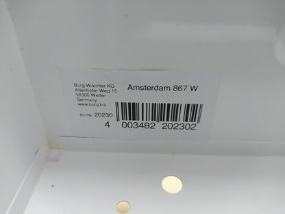 Burg-Wächter 867 Briefkasten "Amsterdam" weiß, I35188