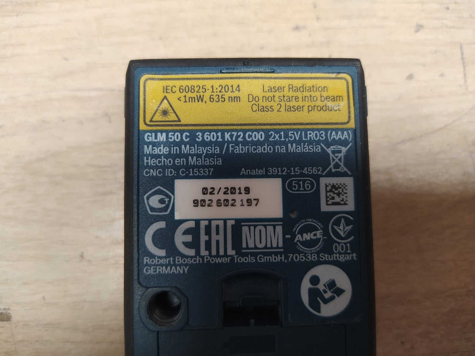 Bosch Professional GLM 50C Laser-Entfernungsmesser (0601072C00), I38603