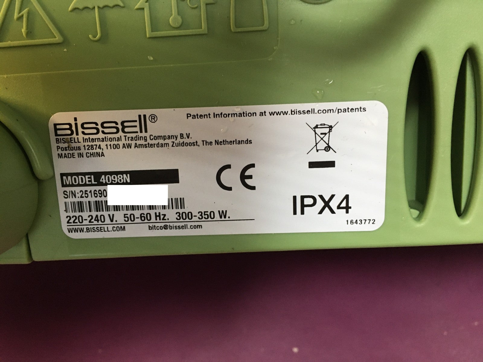 BISSELL Little Green Polsterreiniger 4098N, Teppichreiniger, I37382