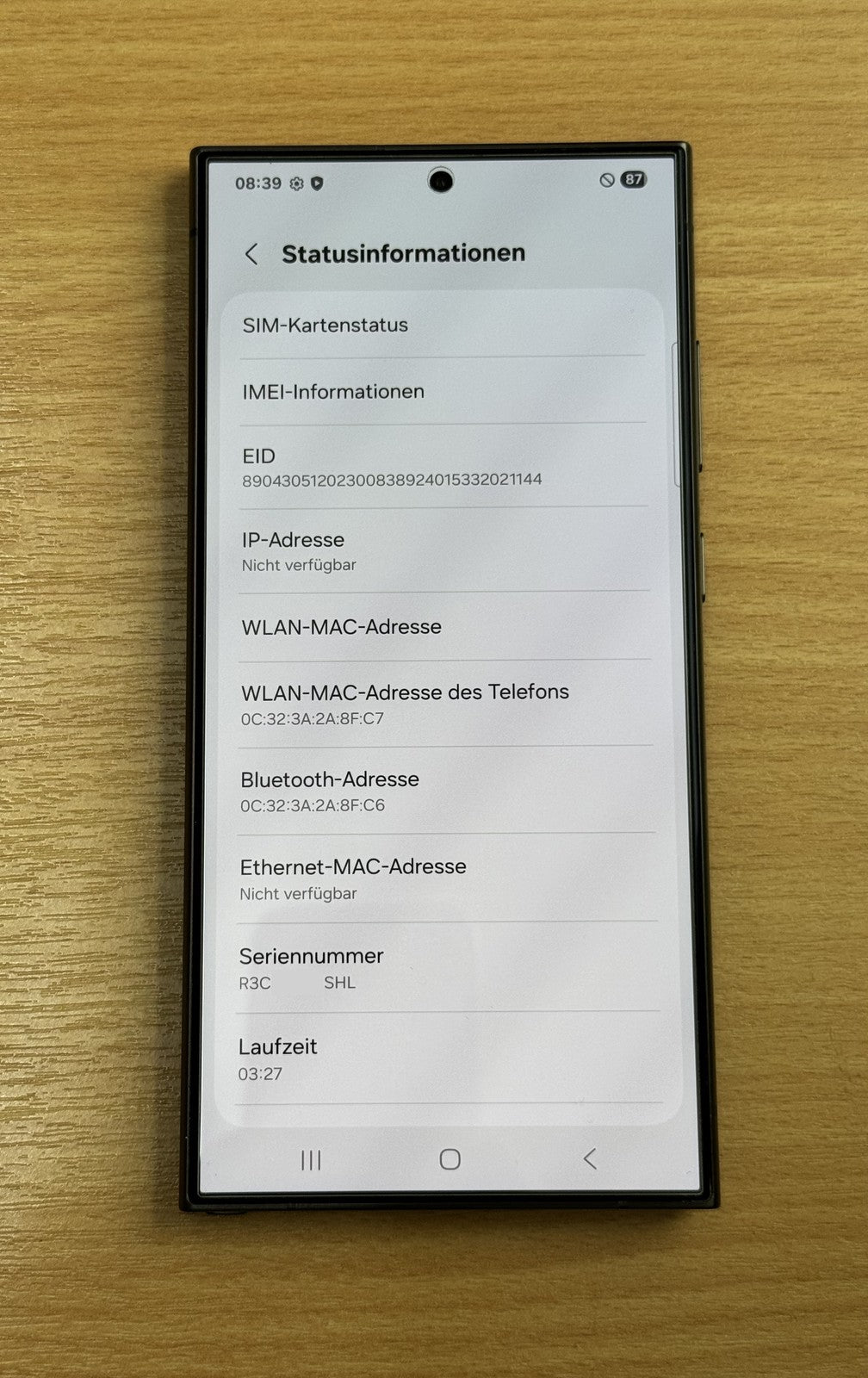 Samsung Galaxy S24 Ultra 12GB RAM 512GB Black SM-S928B/DS Smartphone Handy