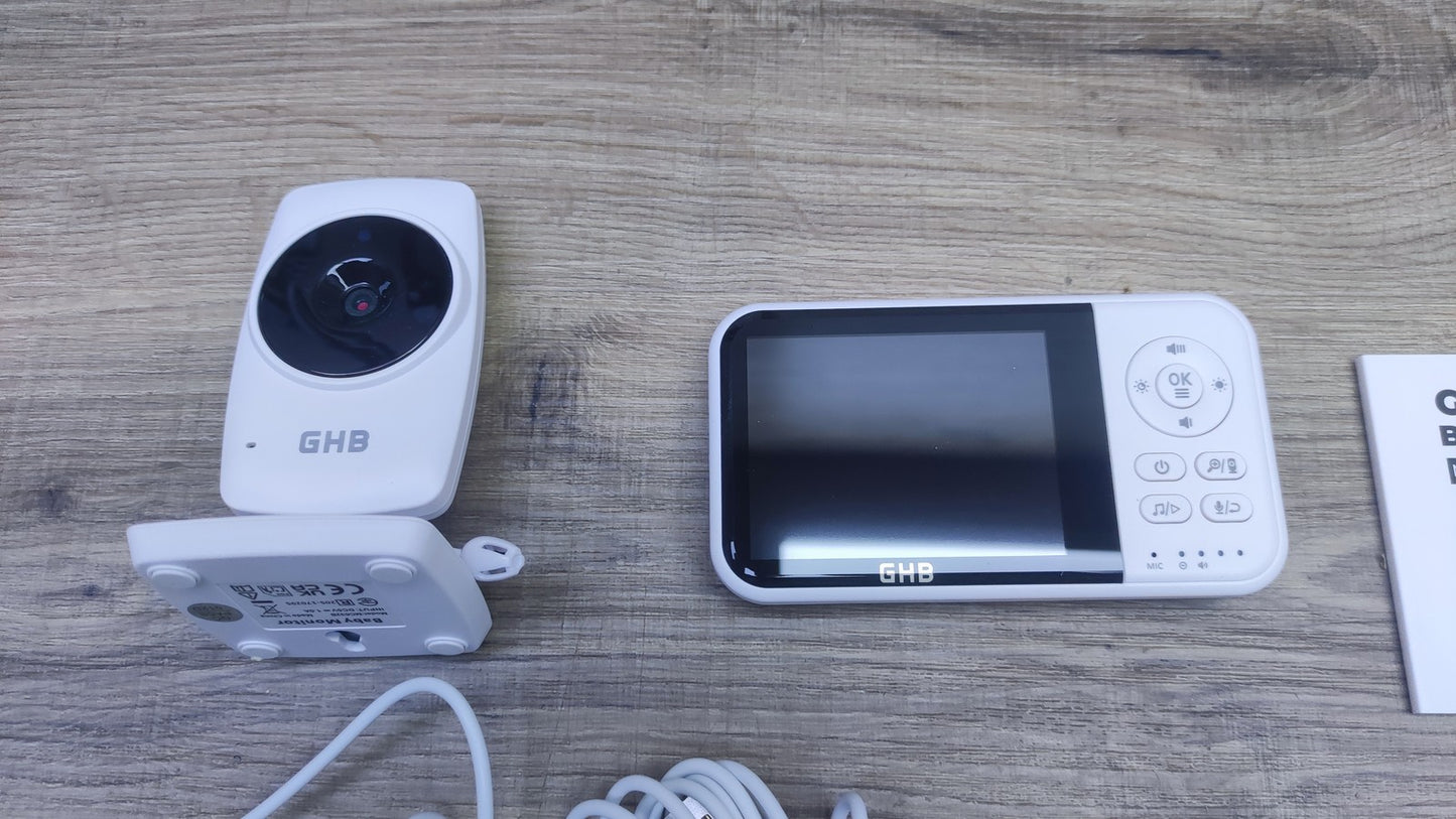 GHB MC632B Babyphone mit Kamera Baby Monitor 3,2 Zoll LCD, I37290