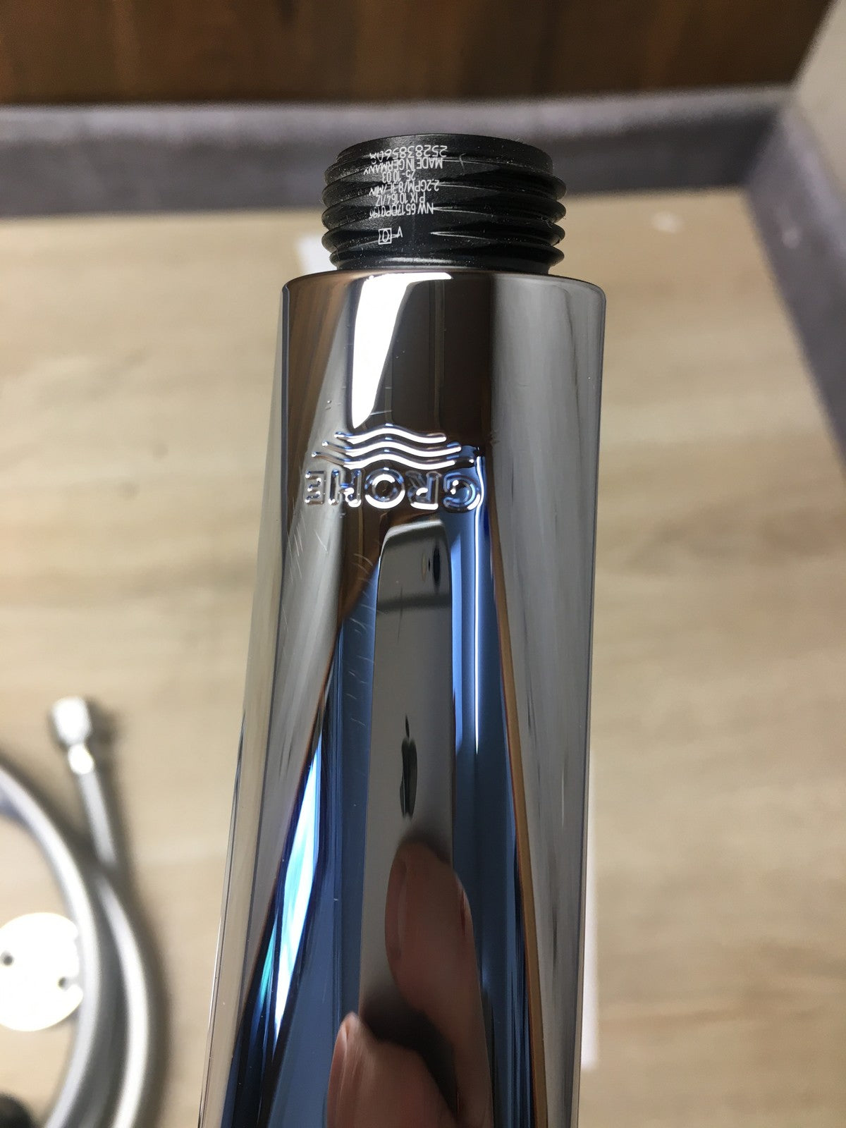 GROHE Vitalio 110 Duschkopf mit Schlauch und Halterung 26176001, I37954