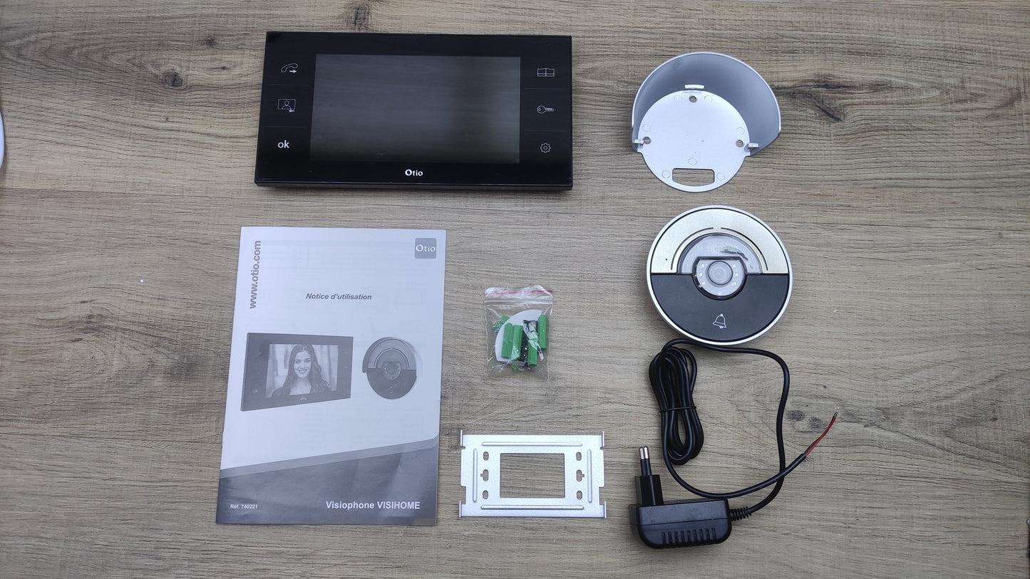 Otio VisiHome Video-Türsprechanlage mit internem 2-Draht-Speicher, I35249