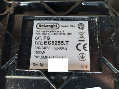 De'Longhi Kaffemaschine EC9255.T, Espressomaschine mit Mahlwerk, I36775