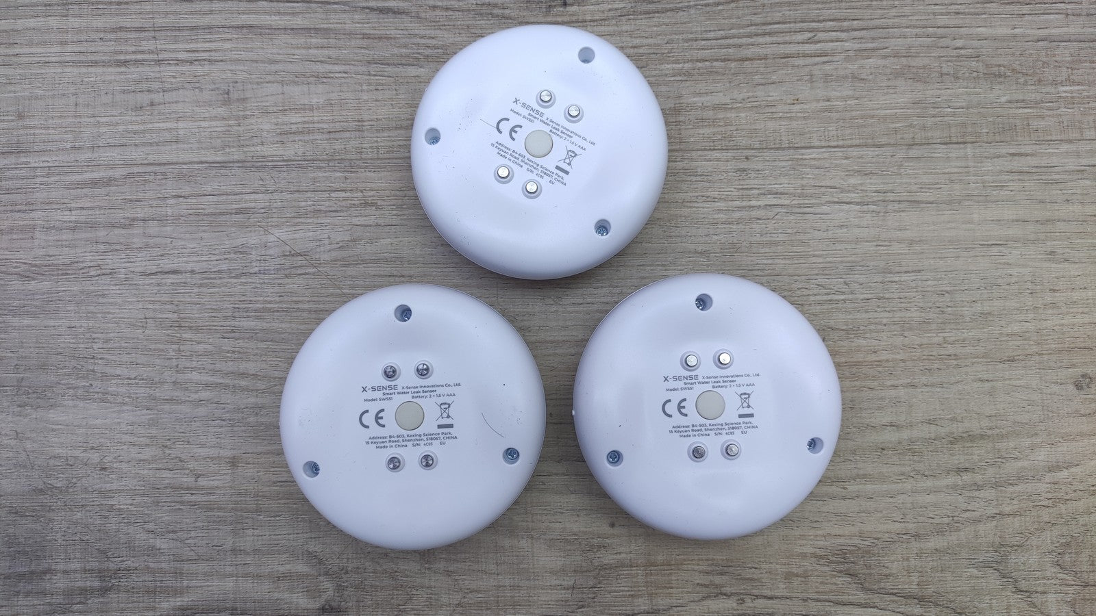 X-Sense SWS51 Wassersensor WLAN 3 Stück, I39294