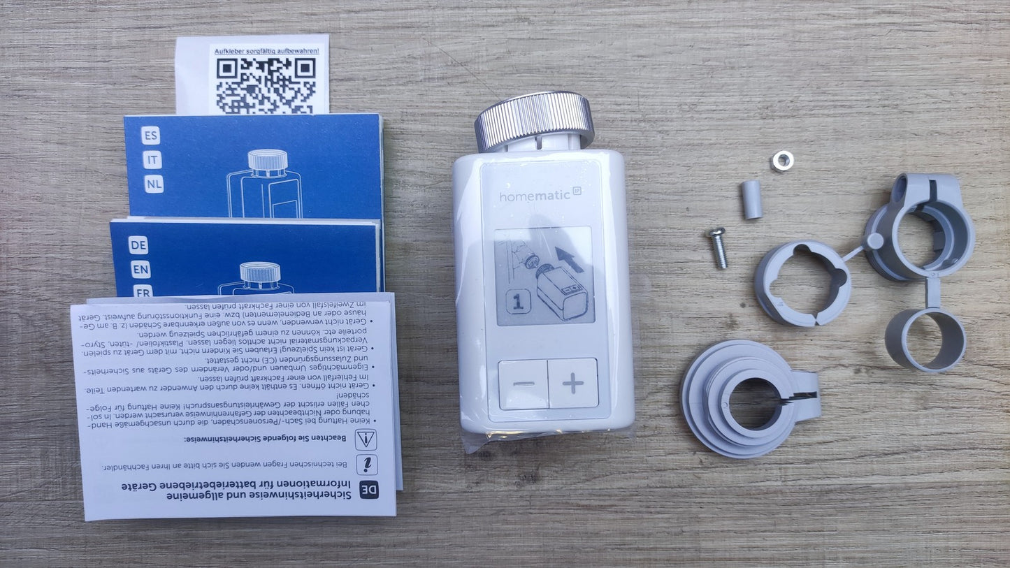 Homematic IP HmIP-eRTV-F Heizkörperthermostat Flex 160230A0, I37333