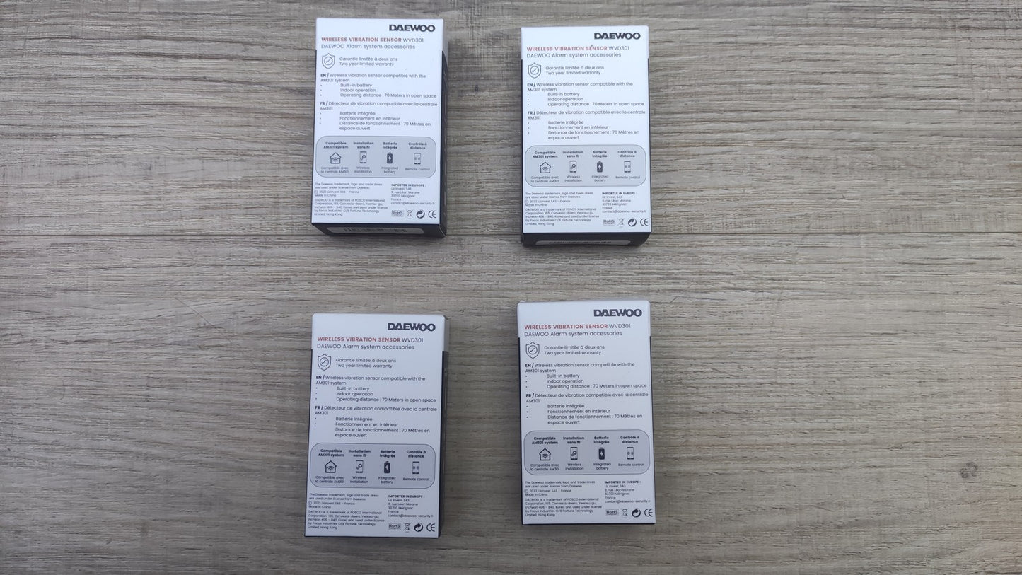 4x Daewoo WVD301 Bewegungsmelder, I35543
