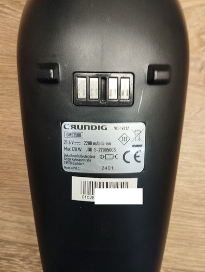 Grundig GMS2500 2 in 1 Akku-Stab-/Handstaubsauger VCH 9832, I39628