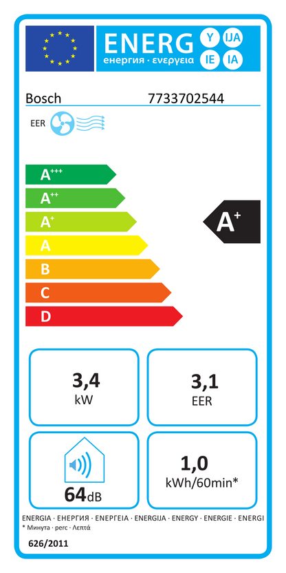 Bosch Mobile Klimaanlage Cool 5100, 12.000 BTU/h, EEK: A+, I39637