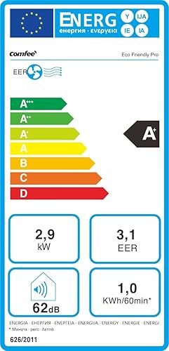 Comfee Eco Friendly Pro Mobile Klimaanlage, 10.000BTU, Klimagerät, EEK:A, I39715