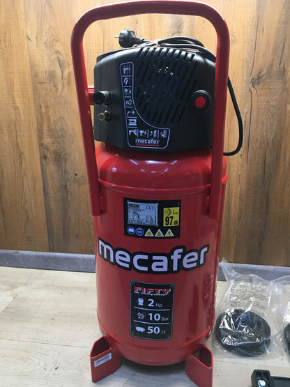 Mecafer 425090 Mobiler Kompressor 50L 2 kW 10 bar, I38632