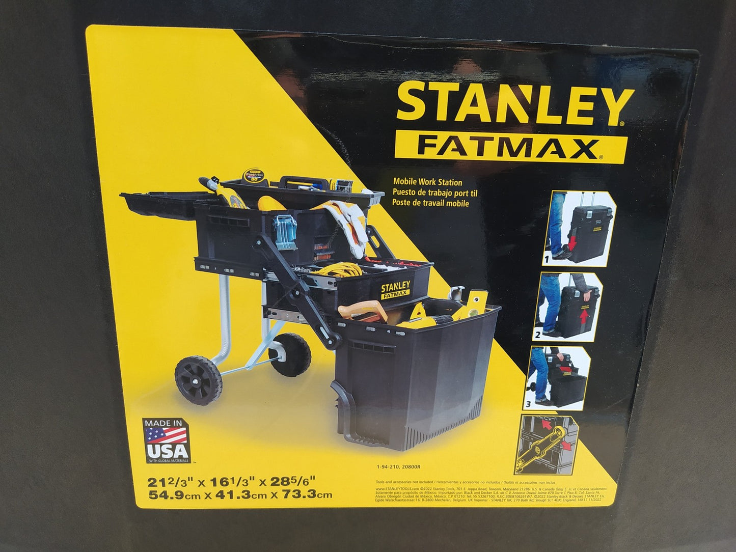 Stanley 1-94-210 FatMax Werkzeugbox Mobile Arbeitsstation, I37483