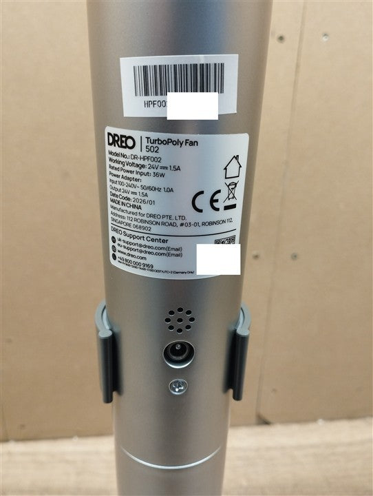 Dreo TurboPoly Fan 502 Standventilator DR-HPF002 I40694
