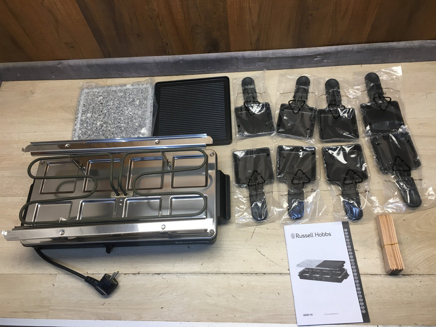 Russell Hobbs 26280-56 Raclette Grill 8 Personen, 1400W, I39463