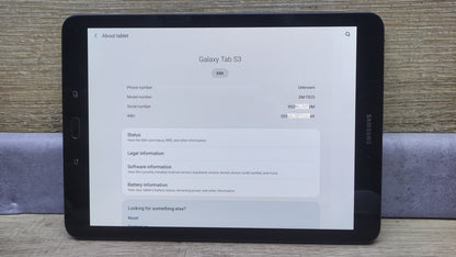 Samsung Galaxy Tab S3 Tablet 9.7" 32GB Flash LTE + WiFi USB-C schwarz SM-T825