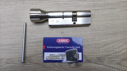ABUS Profilzylinder KXP20S Z35/K55 mit Knauf, 73949, I35416