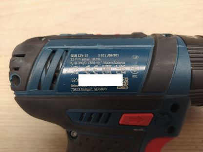 Bosch Professional Akku-Schlagbohrschrauber GSB 12V-15, mit 2 Akkus, I37455
