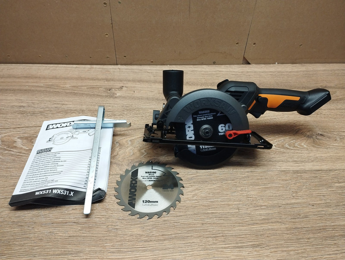 WORX Nitro WX531 Akku-Kreissäge 20V Solo, I40595