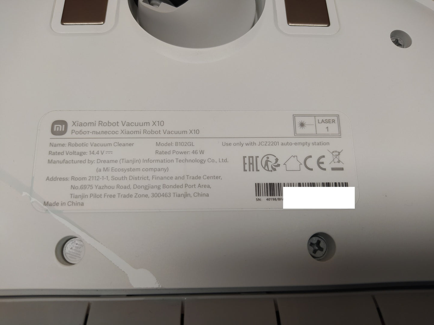 Xiaomi X10 Saugroboter mit Wischfunktion B102GL, I36679