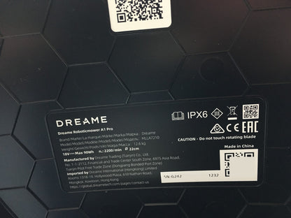 DREAME Intelligenter Mähroboter A1 Pro bis 2000m² 3D Sensor (MLLA7210) I34749
