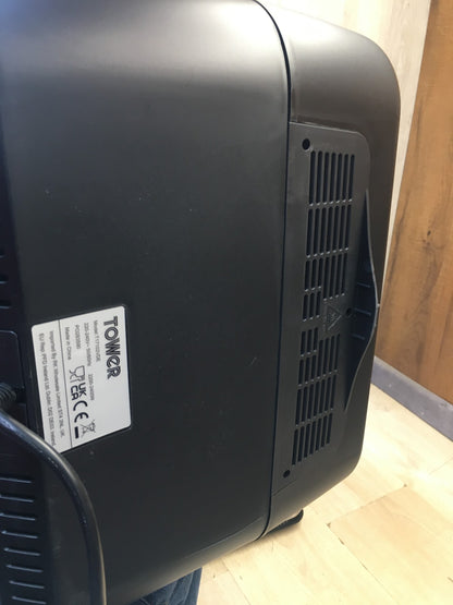 Tower Vizion Heißluftfritteuse mit 2 Kammern T17102VDE, 11L, Schwarz, I39343