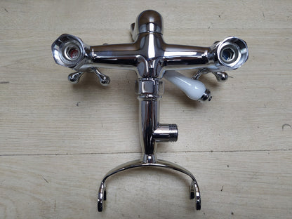 Funime Viktorianische Badewannenarmatur, 1/4-Drehung, mit Handbrause, I35547