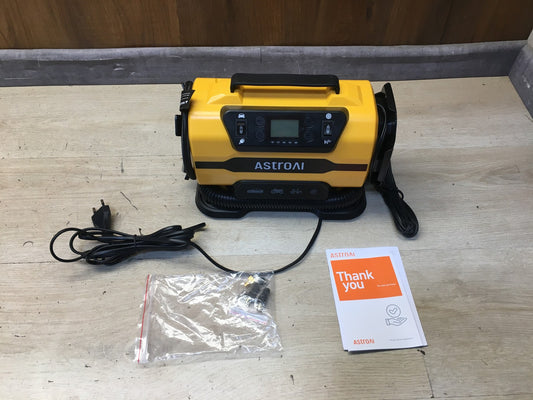AstroAI ATJ-8366 Luftkompressor Auto 12V DC/230V AC Duale Stromquellen, I38169