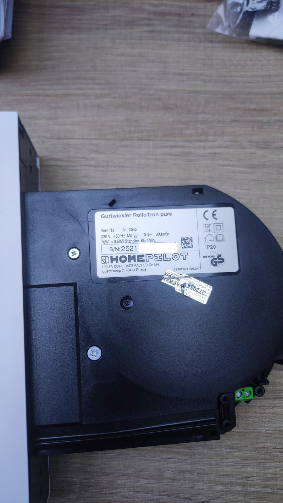HOMEPILOT elektrischer Rolladen Gurtwickler RolloTron pure (10112345) I38161
