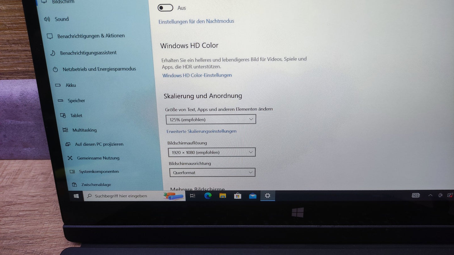 Dell Latitude 12 7275 Tablet 12.5" FHD Core m5-6Y57 8GB 256GB Thunderbolt USB-C