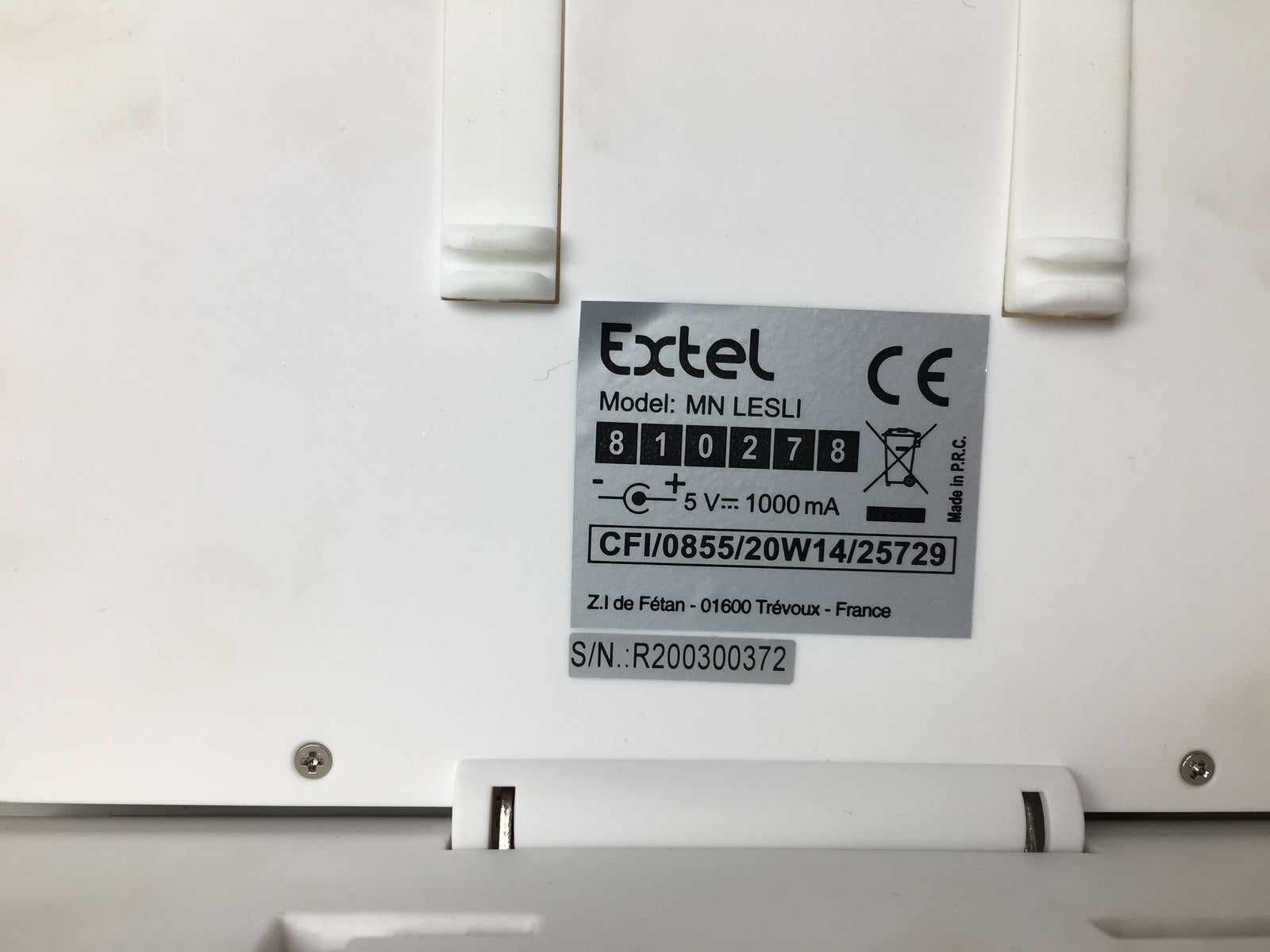 Extel 720278 LESLI Video-Türsprechanlage Funk Komplett-Set Familienhaus, I07454