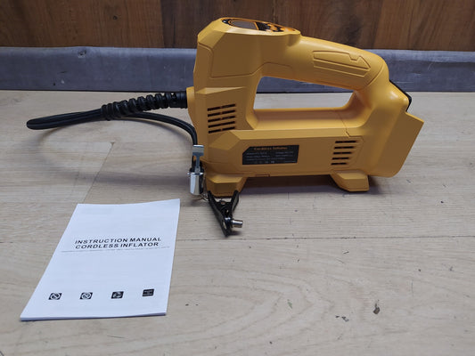 QUPERR WTL-0201B Akku-Kompressor Solo, kompatibel mit Dewalt 18V Akku, I37910