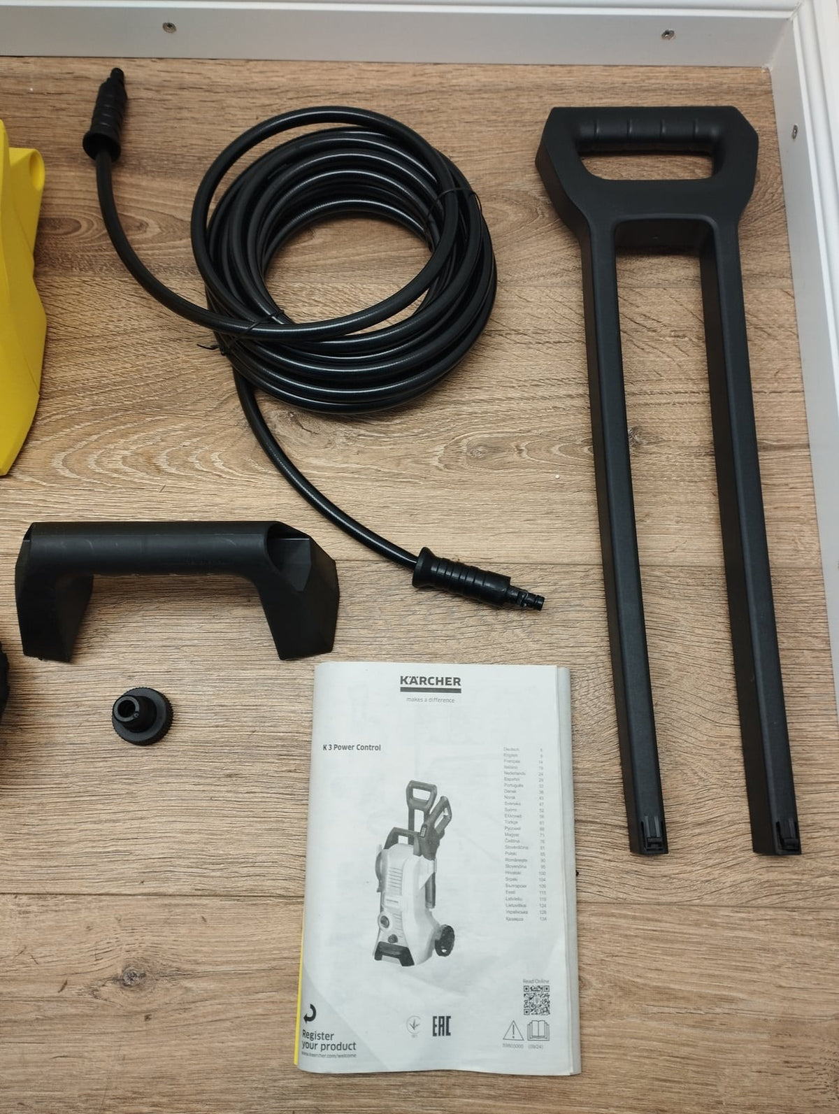 Kärcher K3 Power Control Hochdruckreiniger 1.676-100.0 mit Dreckfräser gelb