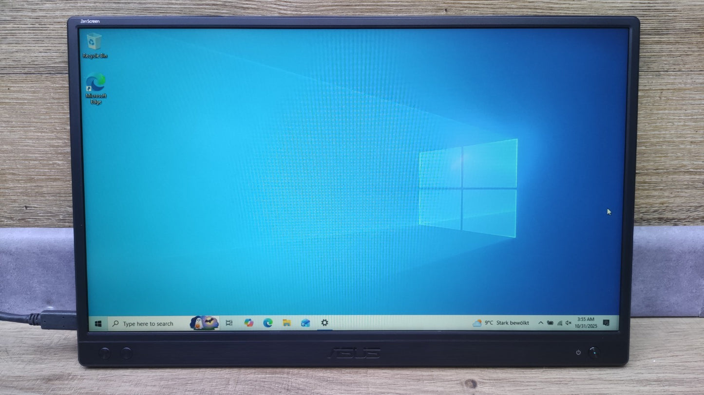 ASUS ZenScreen MB166C Monitor 15.6" FHD 1920x1080 USB-C IPS-Panel 60Hz schwarz