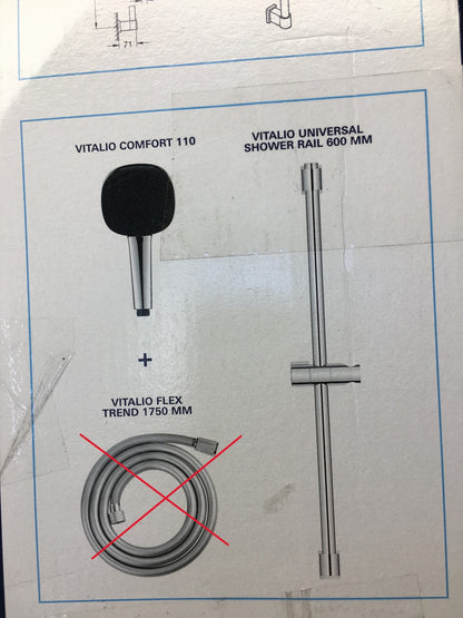 GROHE Vitalio Comfort Duschset 2639810E, 60cm, 3 Strahlarten, I38412