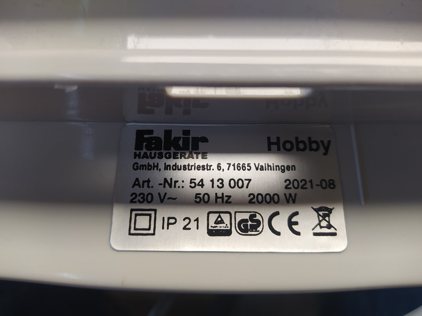 Fakir Hobby Heizgerät 5413007, 2000W, I39099