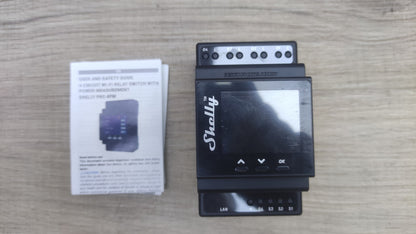 Shelly Pro 4PM Wlan, LAN & Bluetooth 4 Kanäle Smart Relais, I39057