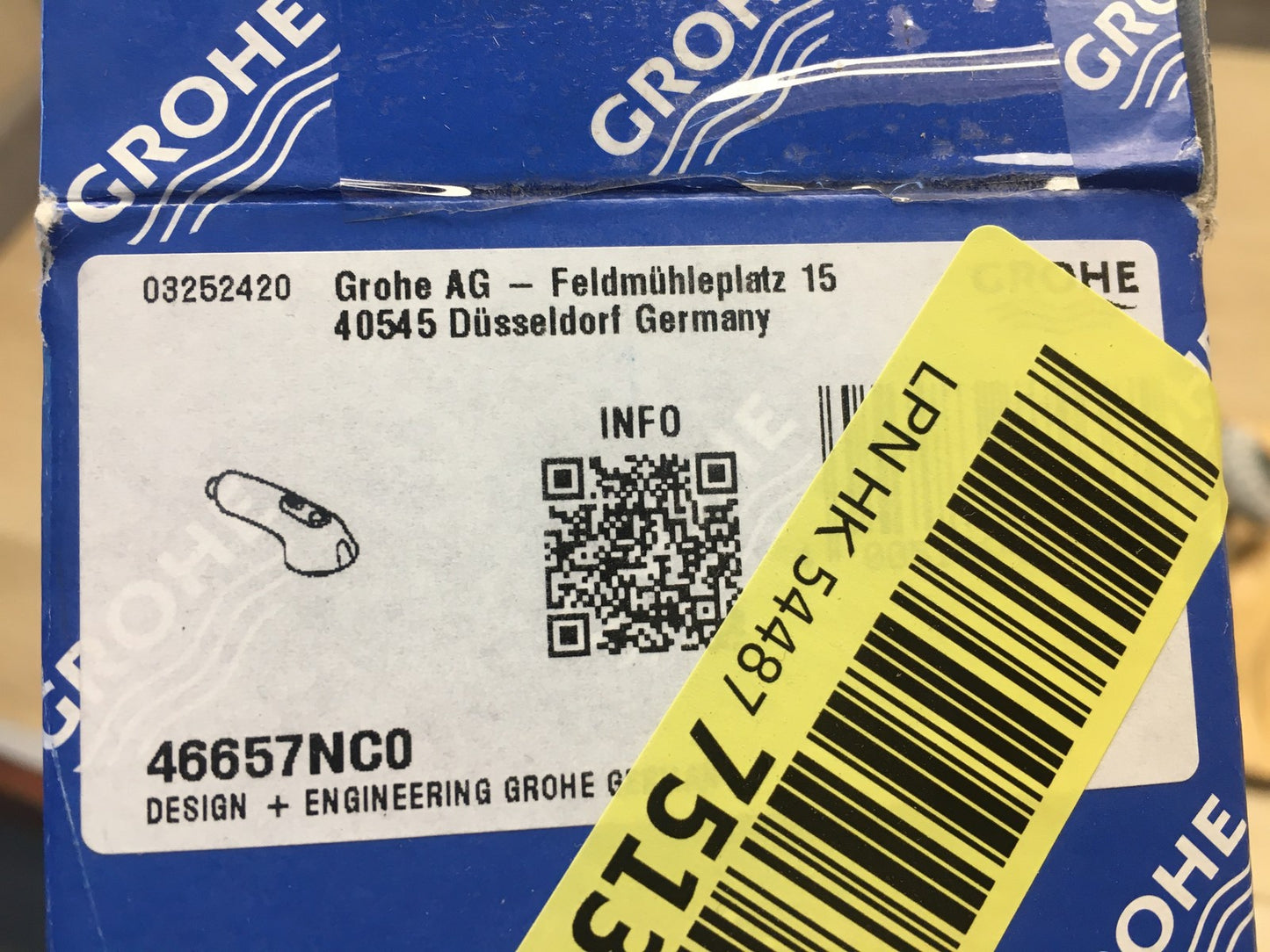 GROHE Spülbrause 46657NC0, I40019