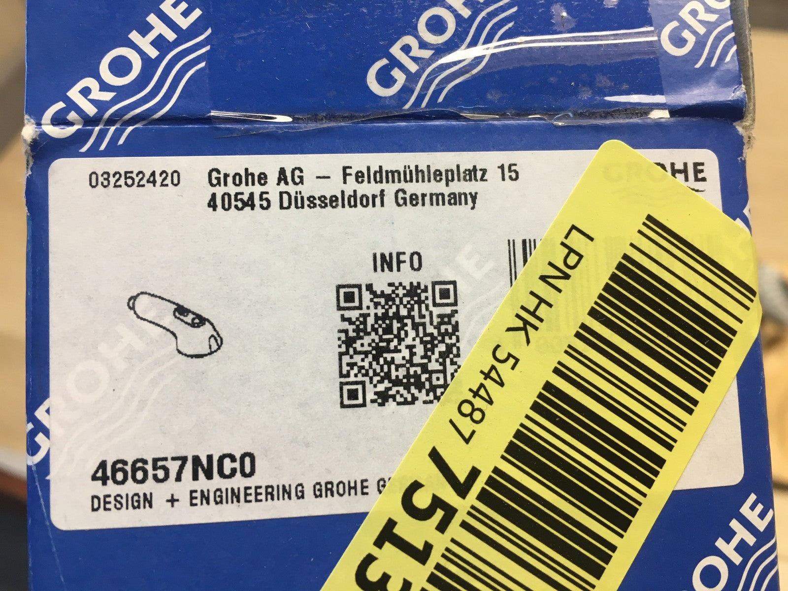 GROHE Spülbrause 46657NC0, I40019