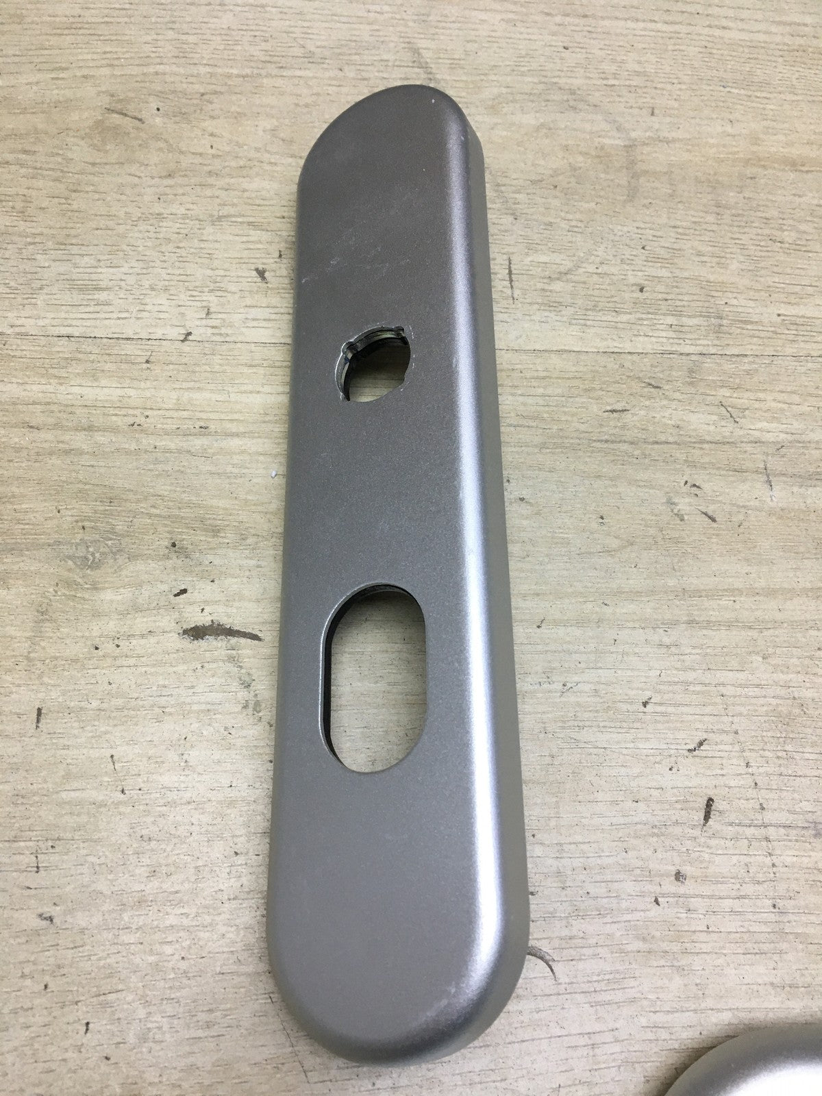 ABUS Tür-Schutzbeschlag KLZS714 F1 mit Zylinderschutz rund aluminium I35219