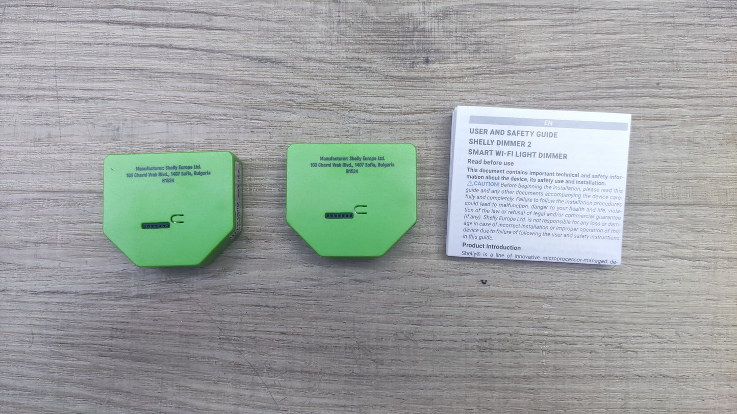 Shelly Dimmer 2 Intelligenter Wlan Dimmer (2 Pack), I37631