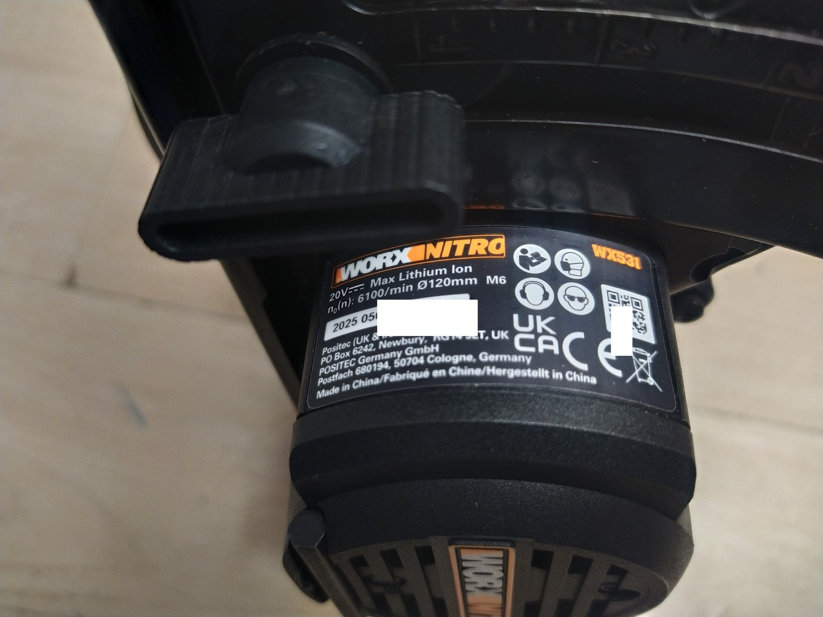 WORX Nitro WX531 Akku-Kreissäge 20V Solo, I36838