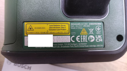 Bosch Kreuzlinienlaser AdvancedLevel 360 mit Stativ